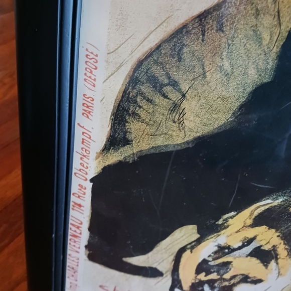 RARE THÉOPHILE ALEXANDRE STEINLEN1859 - 1923 LARGE FRAMED PRINT - Picture 5 of 9